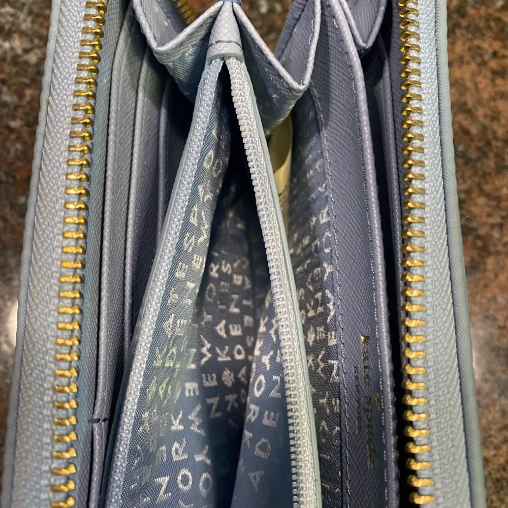 Kate Spade light blue colored wallet